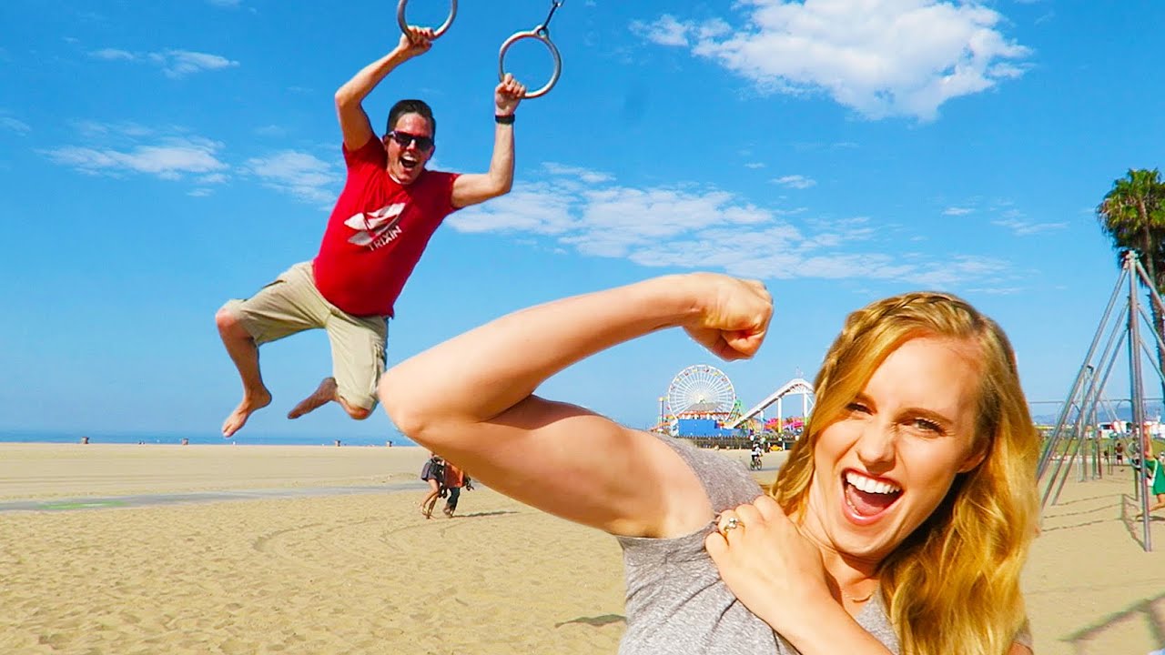 Swinging in Santa Monica!