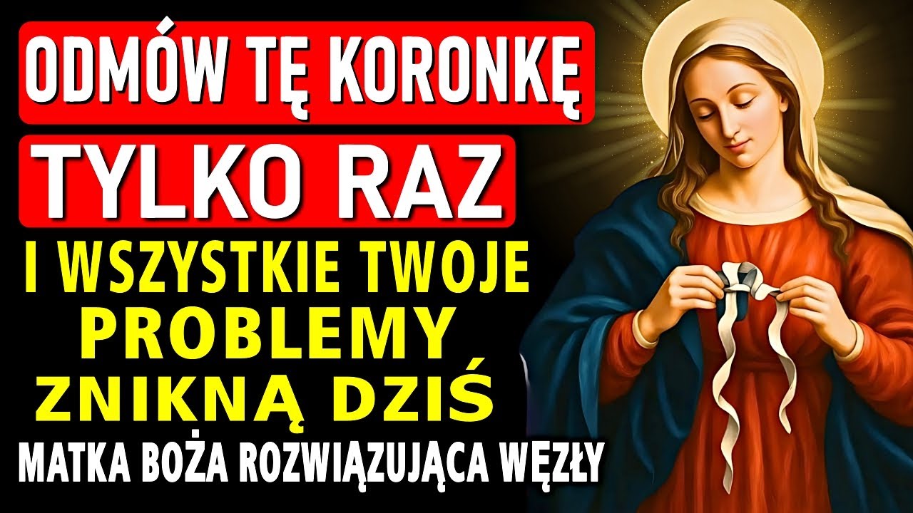 RÓŻANIEC CUDOWNY 💗 DO MARYI ROZWIĄZUJĄCEJ WĘZŁY 🙏 NA TRUDNE LUB PILNE PRZYPADKI🙏
