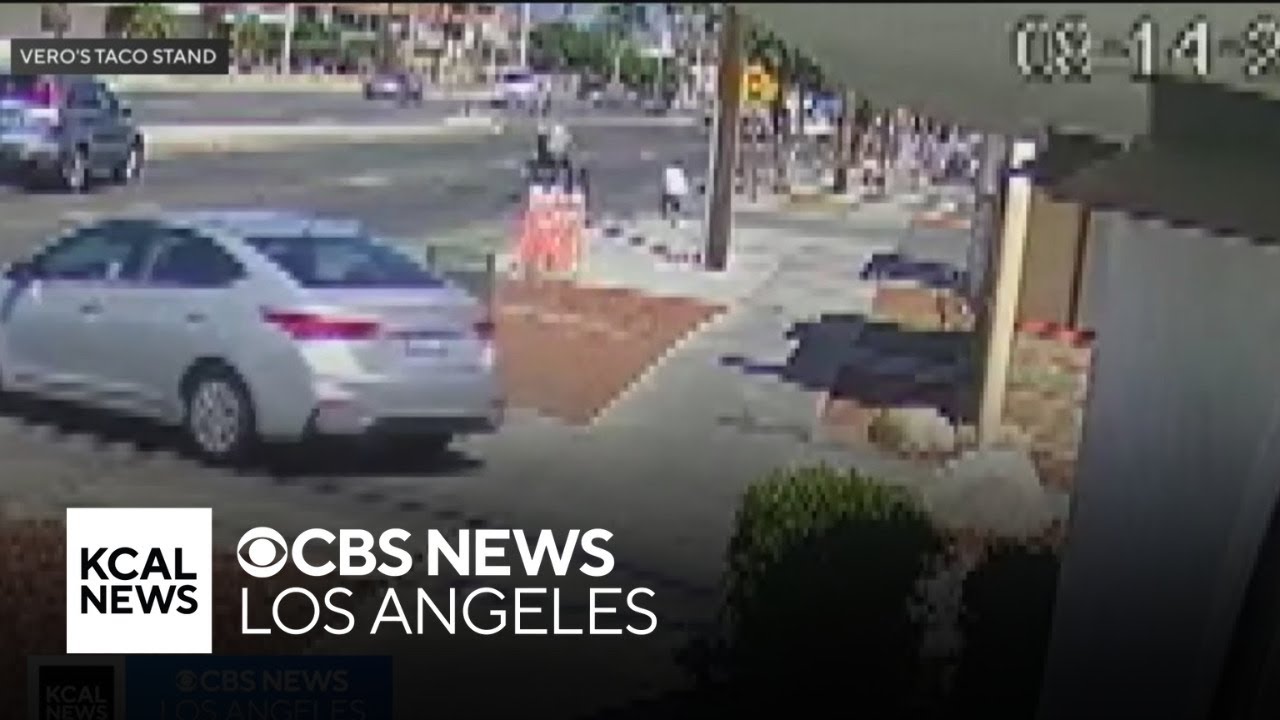 Surveillance camera captures moments shots ring out during argument in Hemet