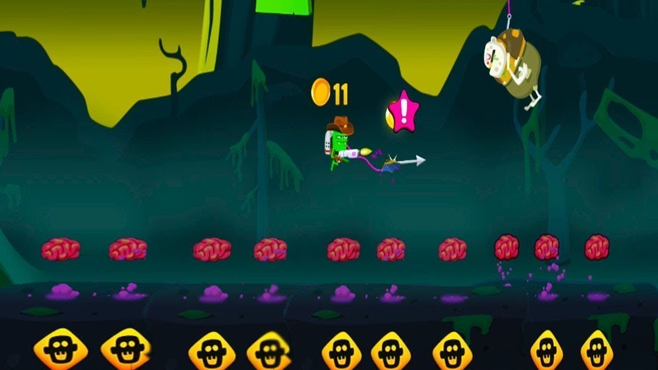 6 UPGRADE SQUISERS AND FEED 18 BRAINS TO ZOMBIE!