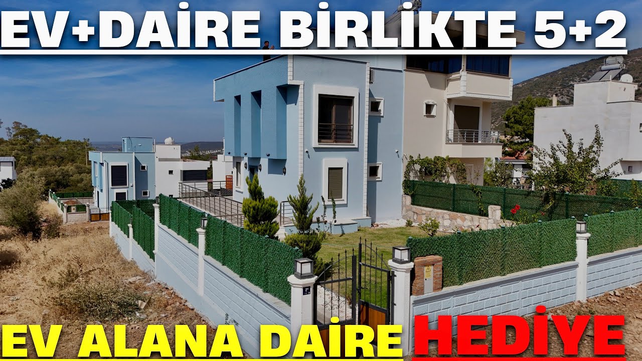 KELEPİR FİYAT VİLLA ALANA 2+1 DAİRE HEDİYE DİDİM AKBÜK’TE GENİŞ BAHÇELİ AVANTAJLI FIRSAT