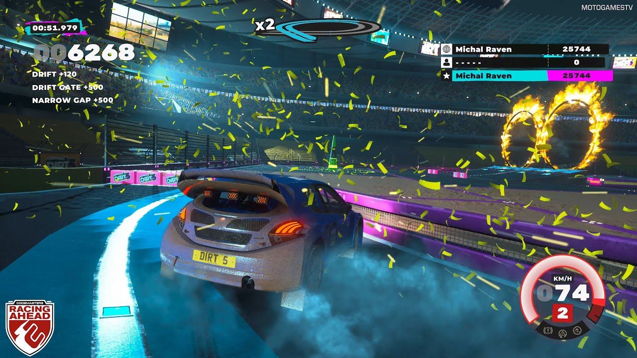 DiRT 5 - Playgrounds - Cape Town Stadium Gymkhana Arena