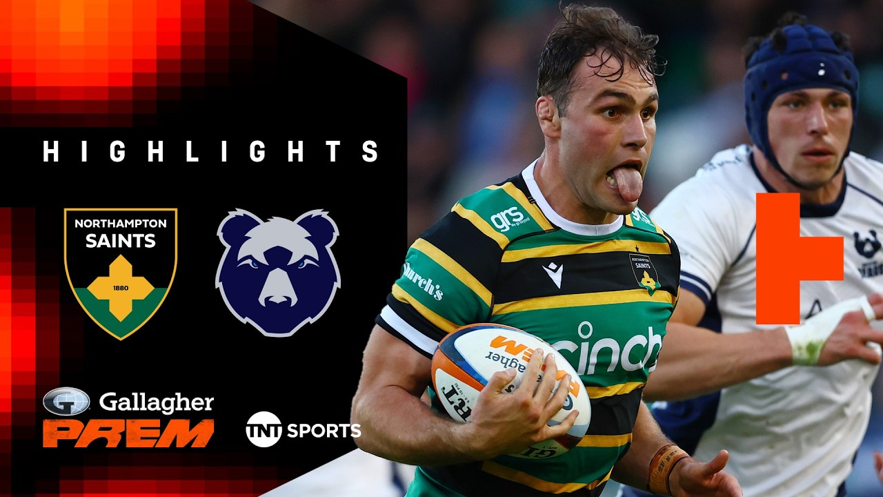HISTORY MADE! 🤩 | Northampton Saints vs Bristol Bears | Gallagher PREM Rugby Highlights