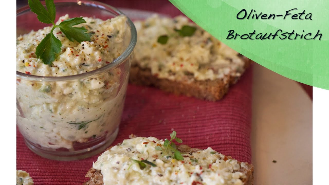 Oliven- Feta Brotaufstrich