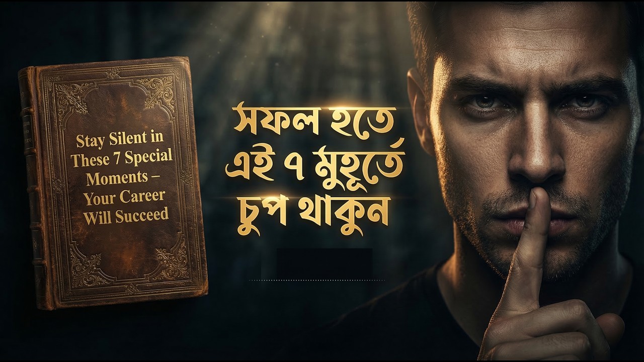 সফল হতে হলে এই ৭টি মুহূর্তে চুপ থাকুন - Bangla Motivation