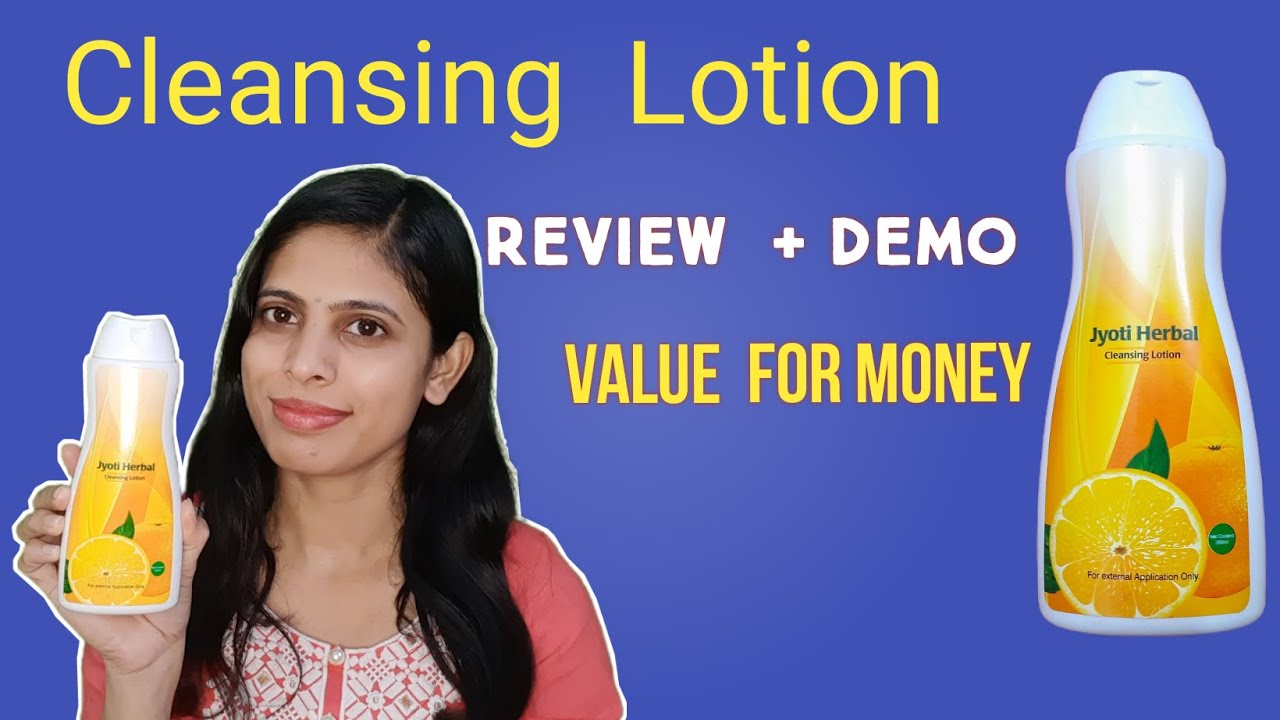 Jyoti Herbal Cleansing Lotion Review | How to cleanse your face | How to remove makeup from face