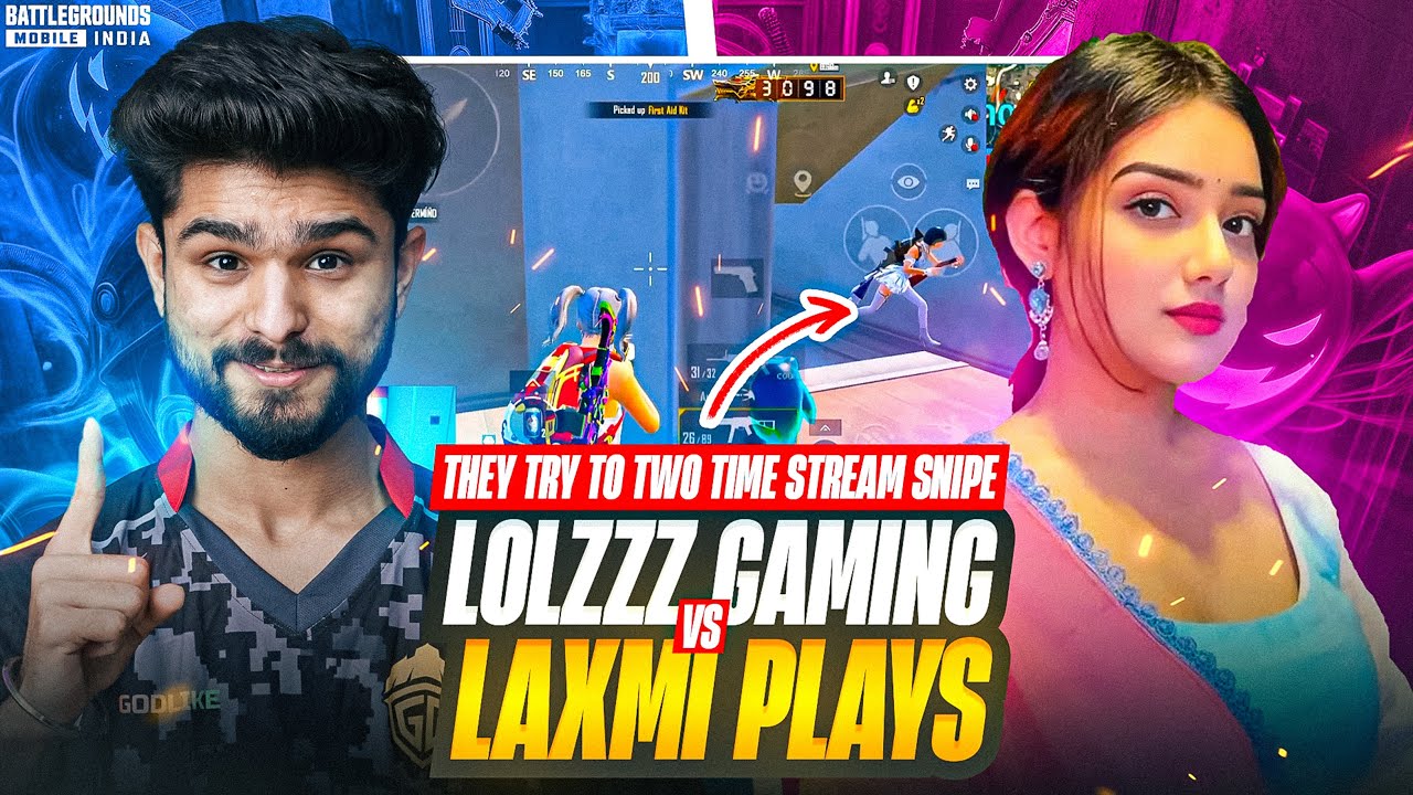 LoLzZz GAMING vs LAXMI PLAYZ CLASSIC FIGHT | THEY TRIED TO STREM SNIPE ME AND THIS HAPPENED