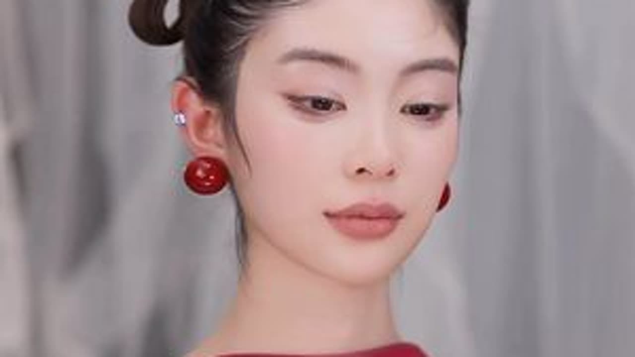 气质感国风新中式造型教程！ 这个造型比较挑人哈适合整体条件比较好的新娘宝宝哈哈前提是化妆师要有一双灵巧的手姐妹们赶紧学起来吧～#化妆师的工作日常 #新娘造型 #国风新中式造型 #喜看造型...