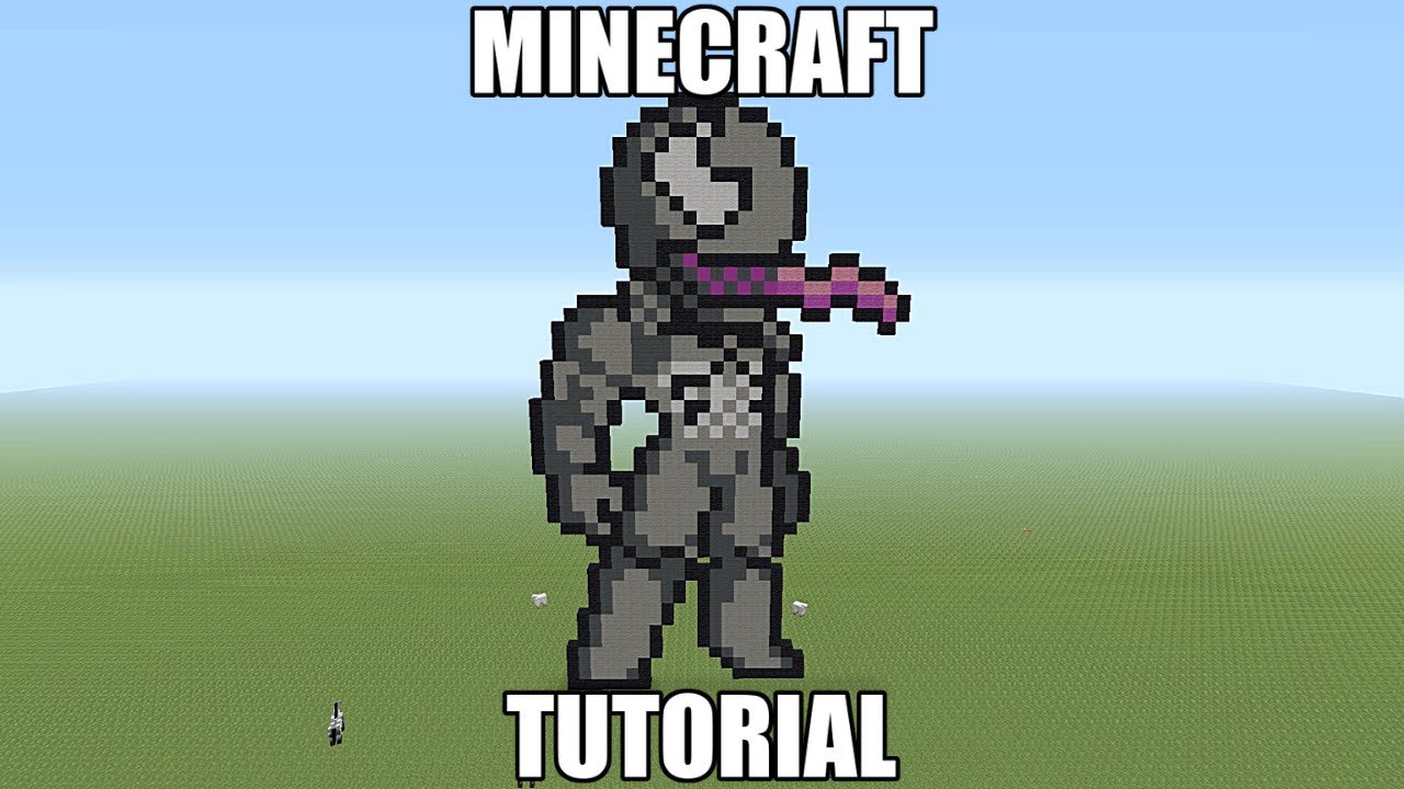 Minecraft Pixel Art Tutorial - Venom