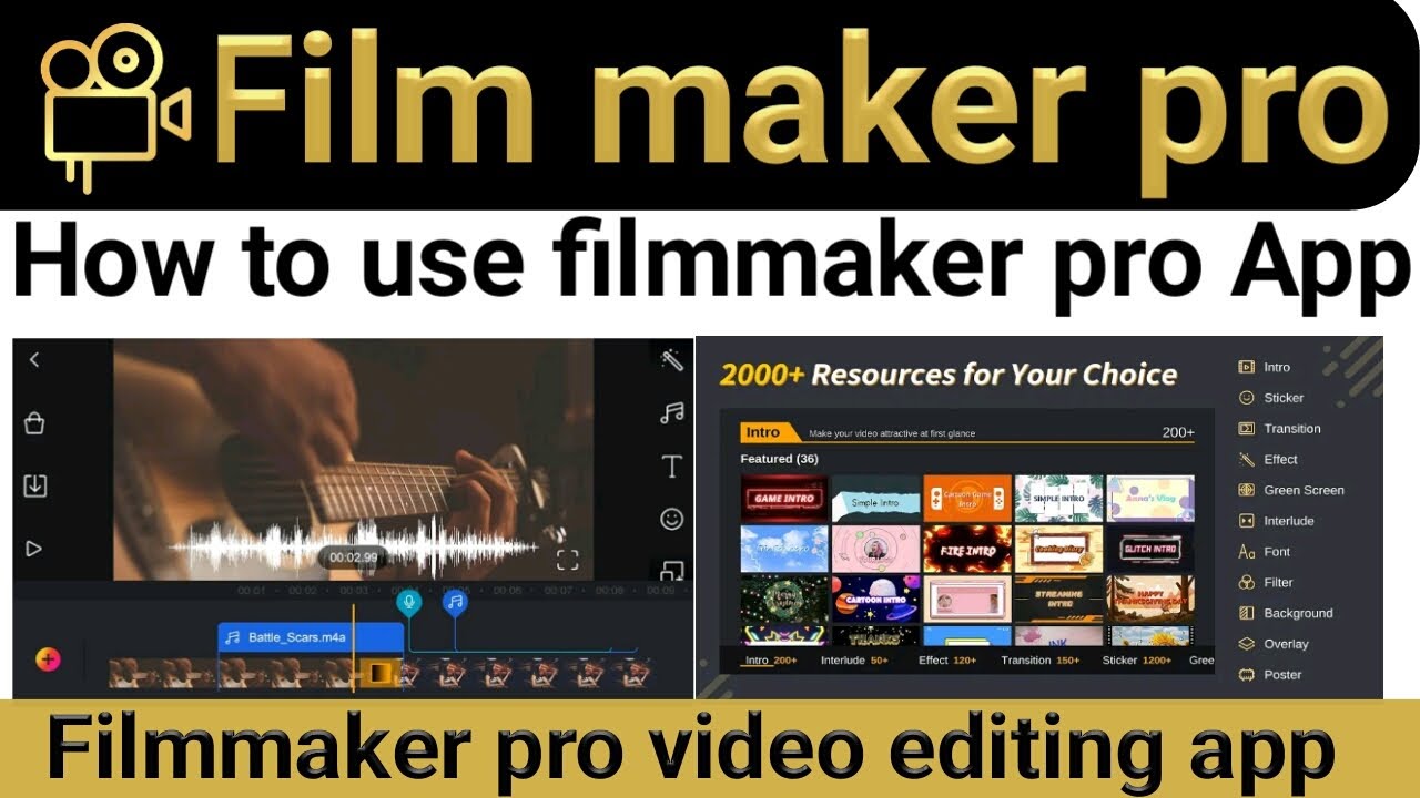 How to use filmmaker pro || Filmmaker pro tutorial || Film maker pro || Filmmaker pro video editor