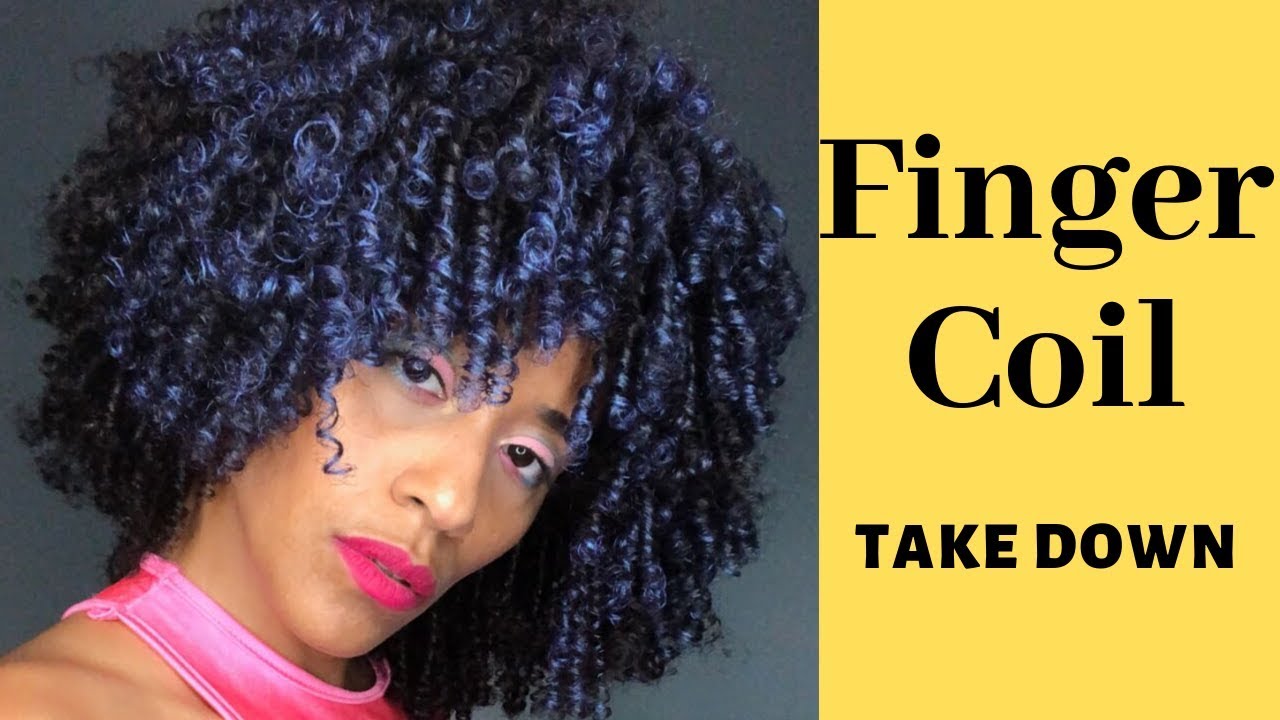 How To Separate Finger Coils |KraziiCurls