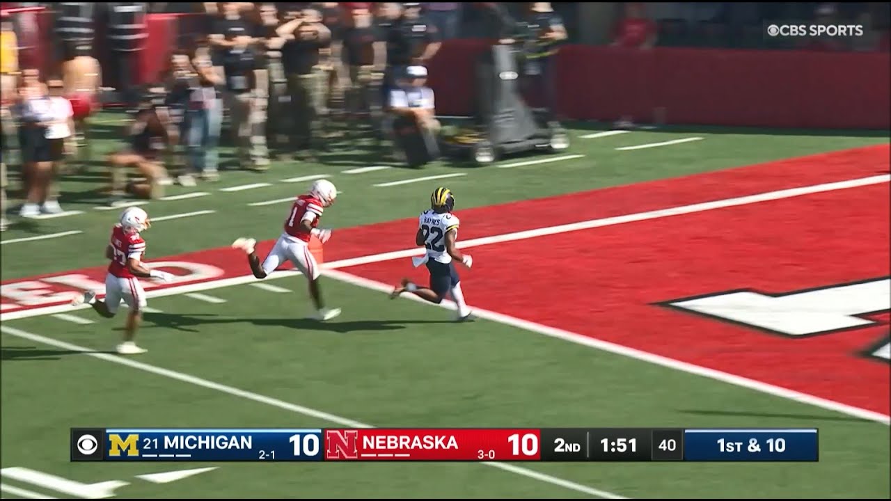 2025: Michigan 30 Nebraska 27
