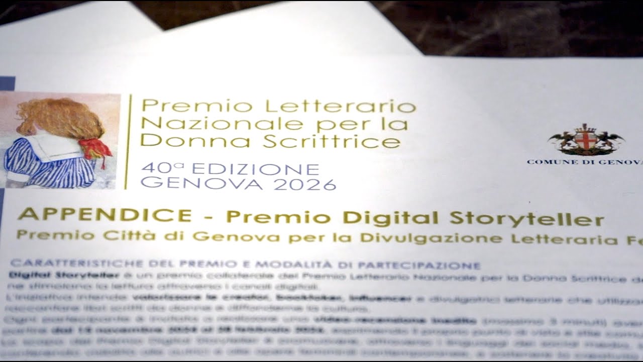 Presentata la 40ª edizione del Premio nazionale per la Donna Scrittrice