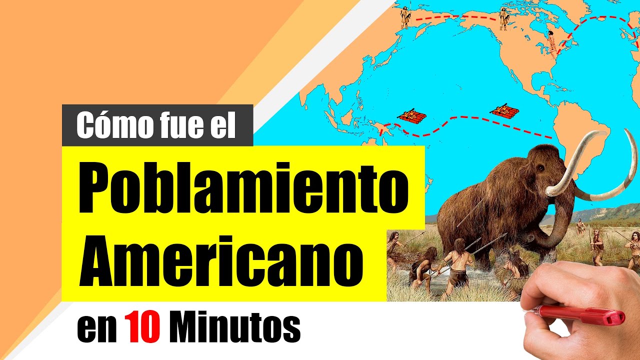 El POBLAMIENTO AMERICANO - Resumen | Teorías que explican cómo se pobló el continente americano.