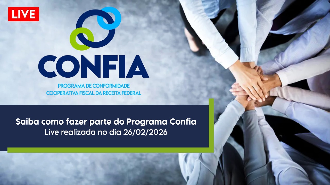Live - Saiba como fazer parte do Programa Confia