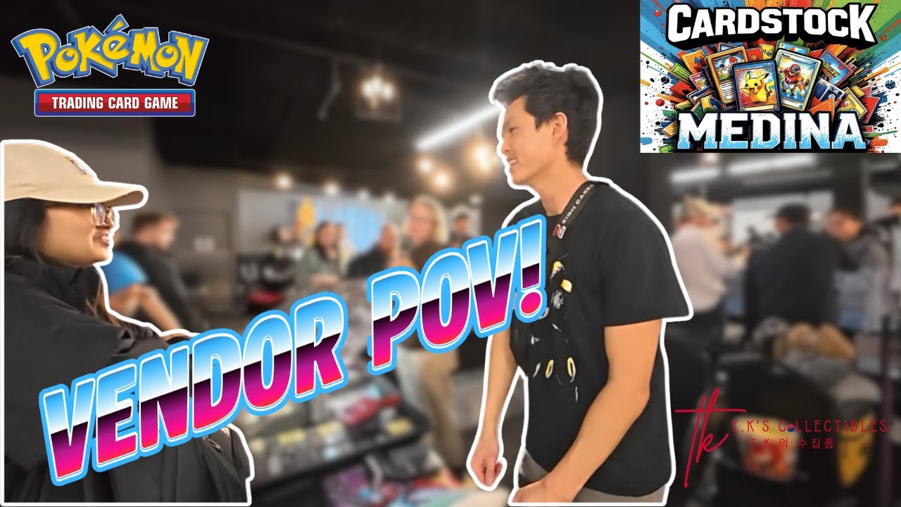 Pokemon Vendor POV Medina Cardstock Show Saturday, January 3rd 2026