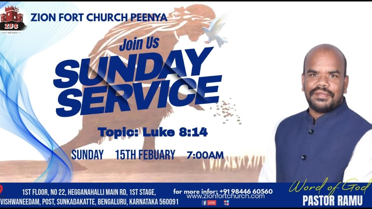 LIVE - 15th February 2026 Sunday worship / Ps Reamu elish