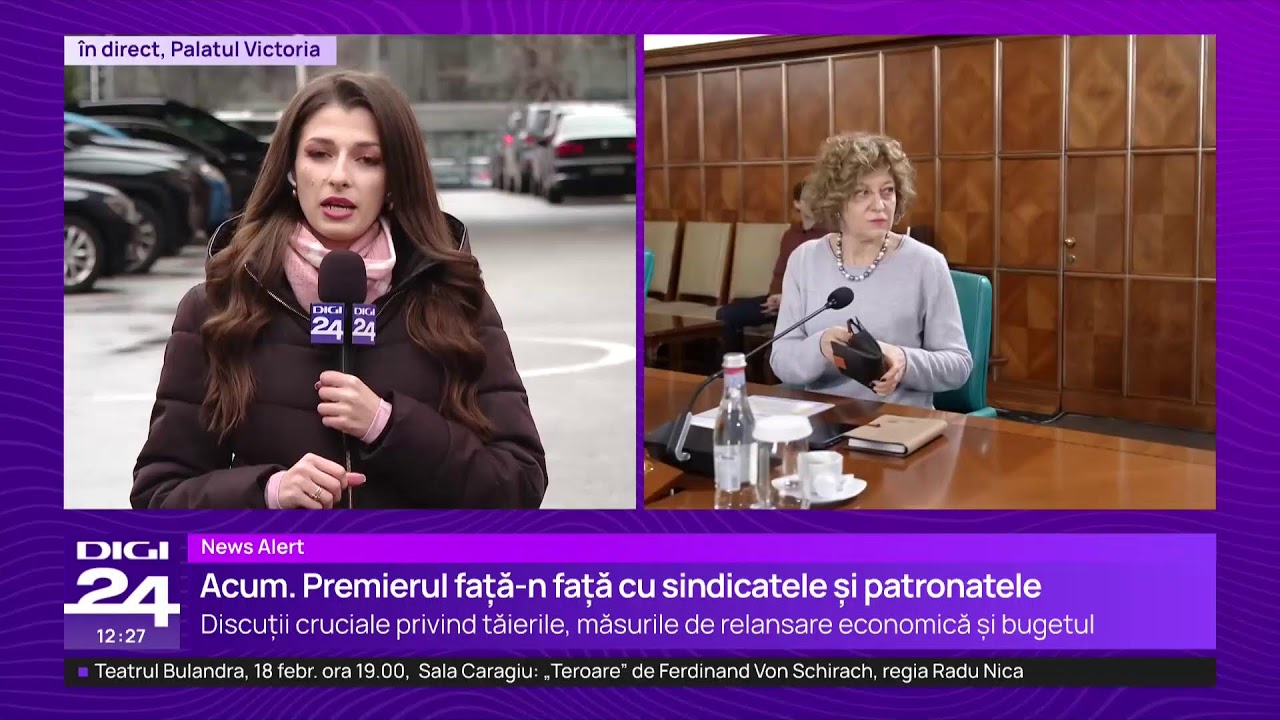 🟣Știrile Digi24  de la ora 12 – 6 februarie 2026