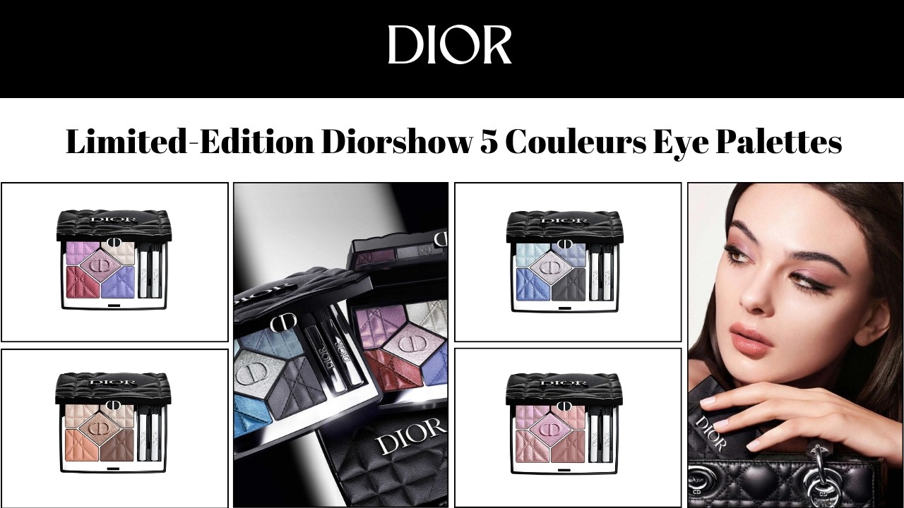 Palette Preview! DIOR Limited Edition Diorshow 5 Couleurs Eye Palettes