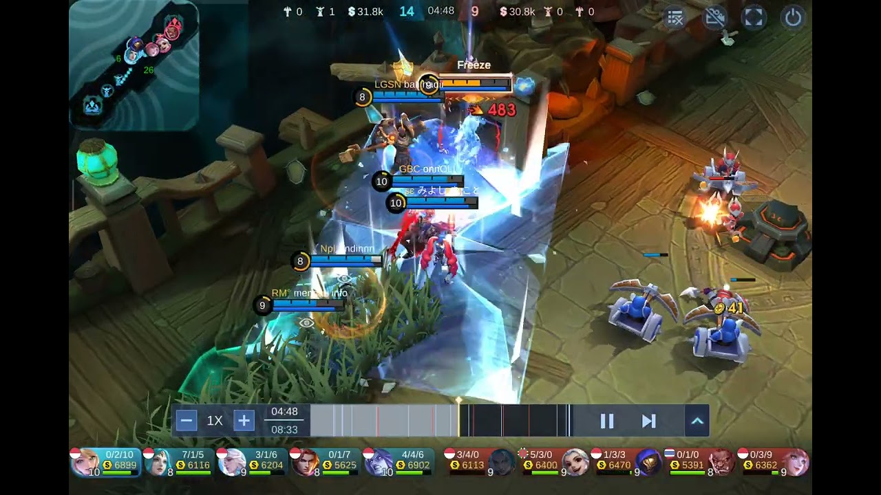 Aldous lock Layla di brwl #mobilelegends 