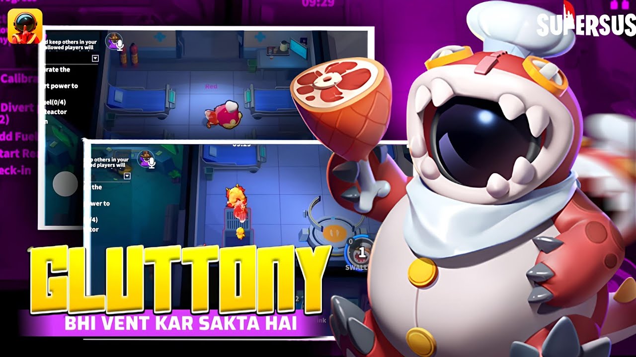 ME BAN GAYA VENT KARNE WALA GLUTTONY 😍🔥 || SUPER SUS || DEMON KING GAMING || DKG ||