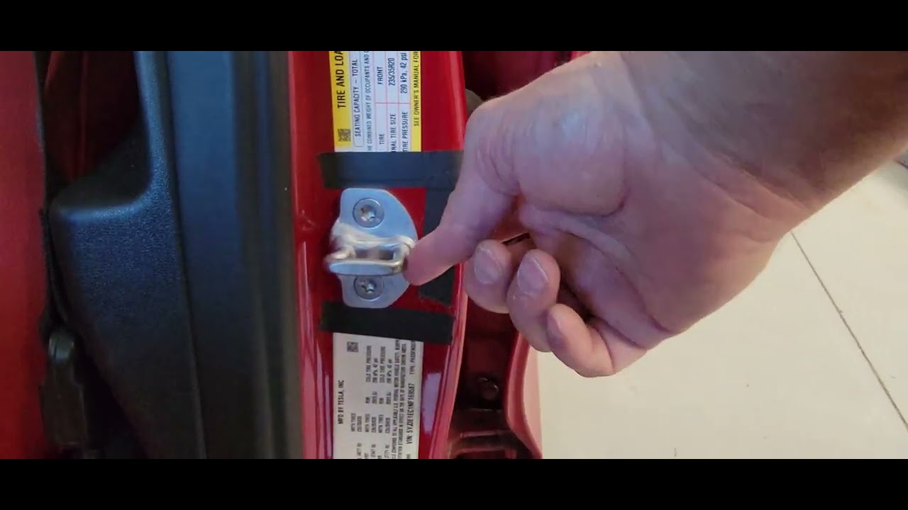 Tesla wind noises revisited Problem solved. (See my video Best Way to shim gasket tight to window)