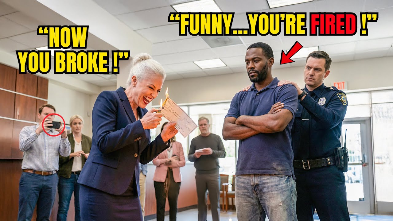 Bank Manager Burns Black Man’s Check — Unaware He Owns the Bank