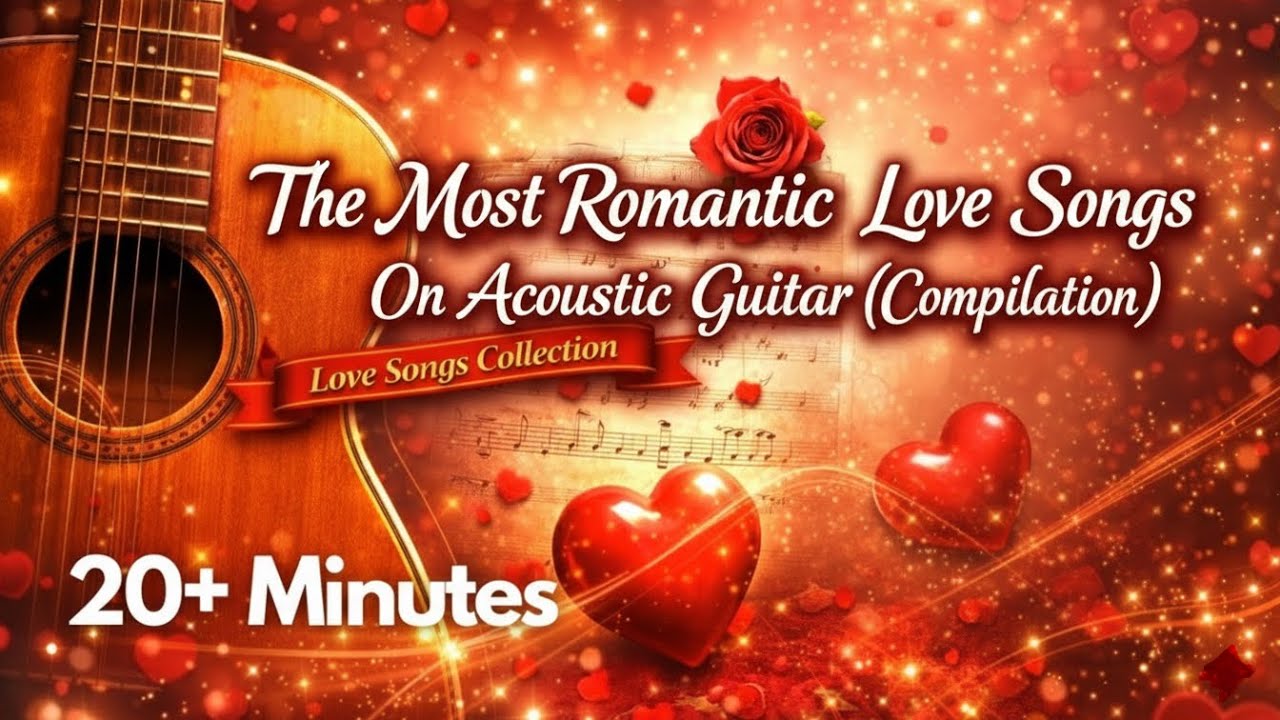 The Most Romantic Love Songs On Acoustic Guitar (Compilation)