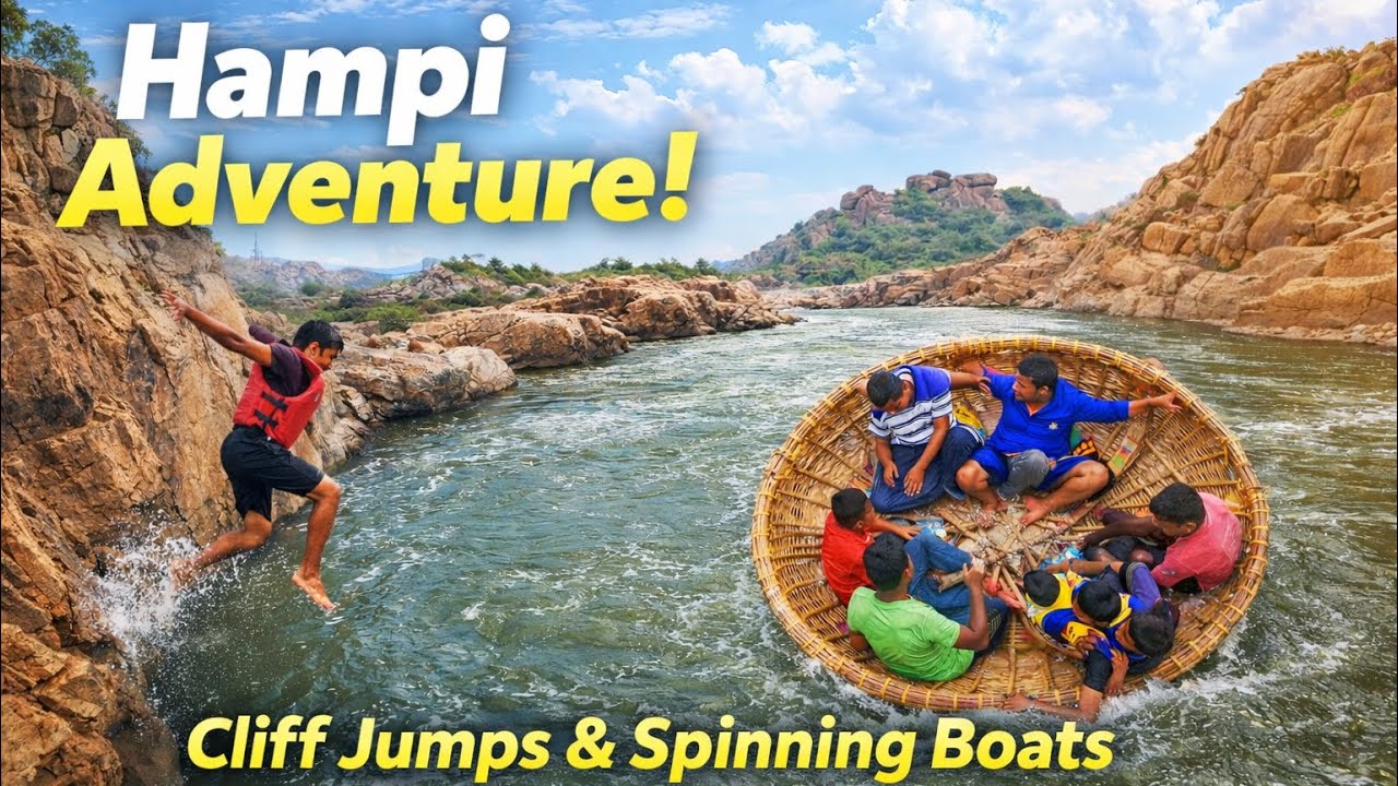 Hampi's deadliest cliff jump spot