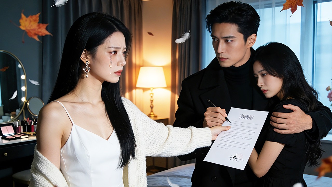 ❤️丈夫忙著安慰白月光，隨手簽下女孩遞來的離婚協議。直到離婚證明寄到手中，他才瘋了一般翻遍全城──可惜那個死心的女人，再也不會回頭。#愛情 #女孩#霸总