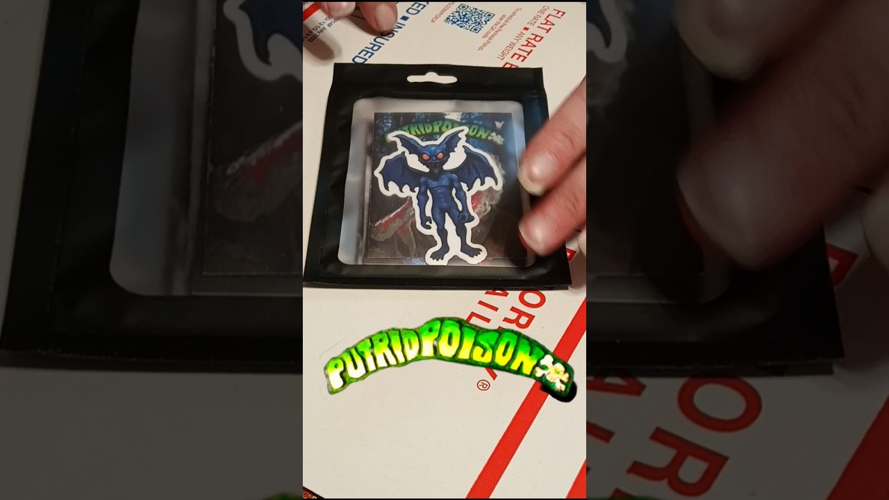 Putrid Poison Wave 1 trading card pack opening!!! 🔥 Sketch card hit