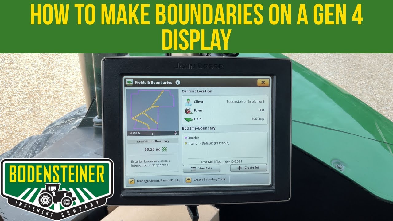 Making Boundaries on a Gen 4 Display