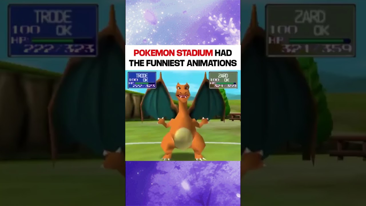 В Pokémon Stadium есть несколько забавных анимаций 