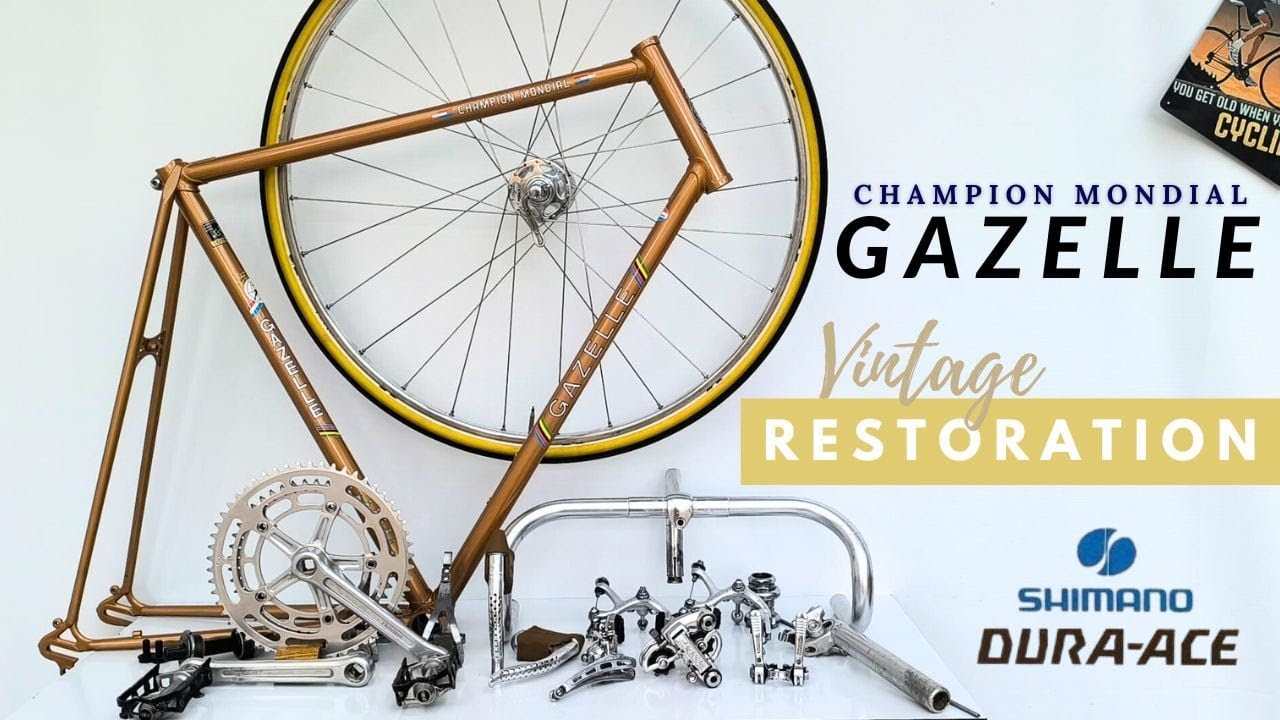 Vintage Bike Restoration Gazelle Champion Mondial