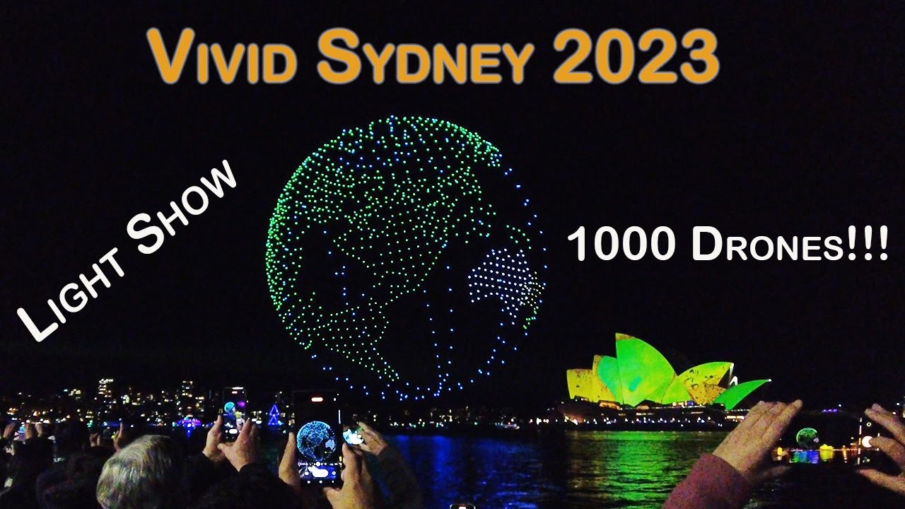 Mesmerizing Spectacle: Vivid Sydney 2023 Drone Show Unveiled!