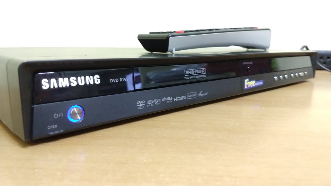 Funcionamento DVD Player Samsung DVD R155    Recorder