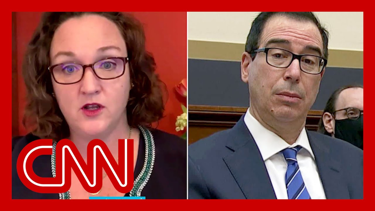 Tense exchange between Mnuchin and Porter over relief funds