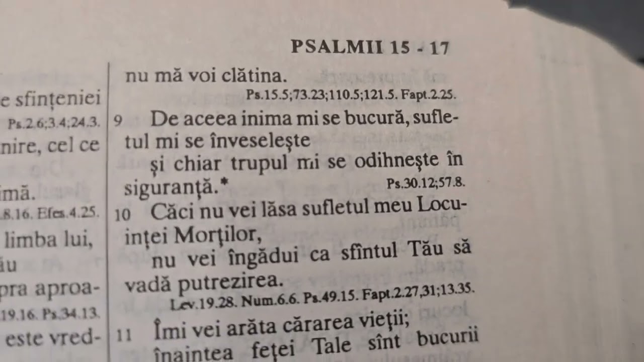 Psalmul 11, 12, 13, 14, 15, 16, 17, 18, 19