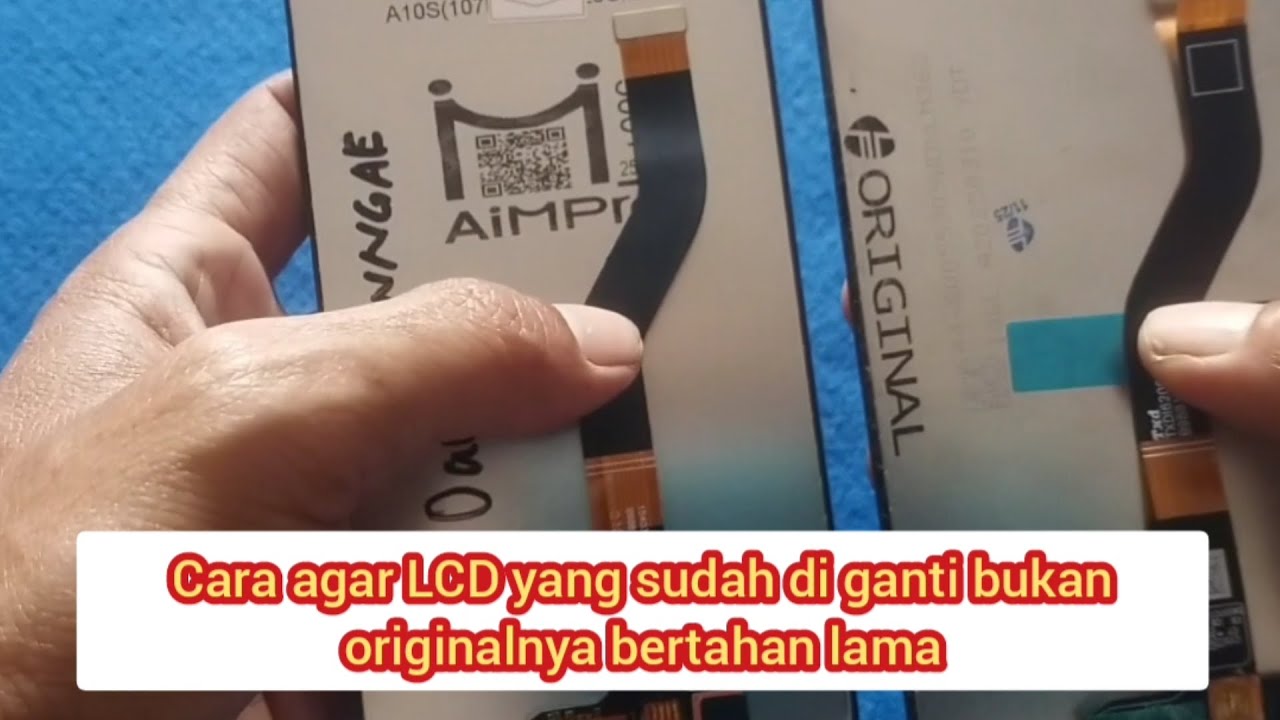 How to make the LCD that has been replaced with an original one last longer