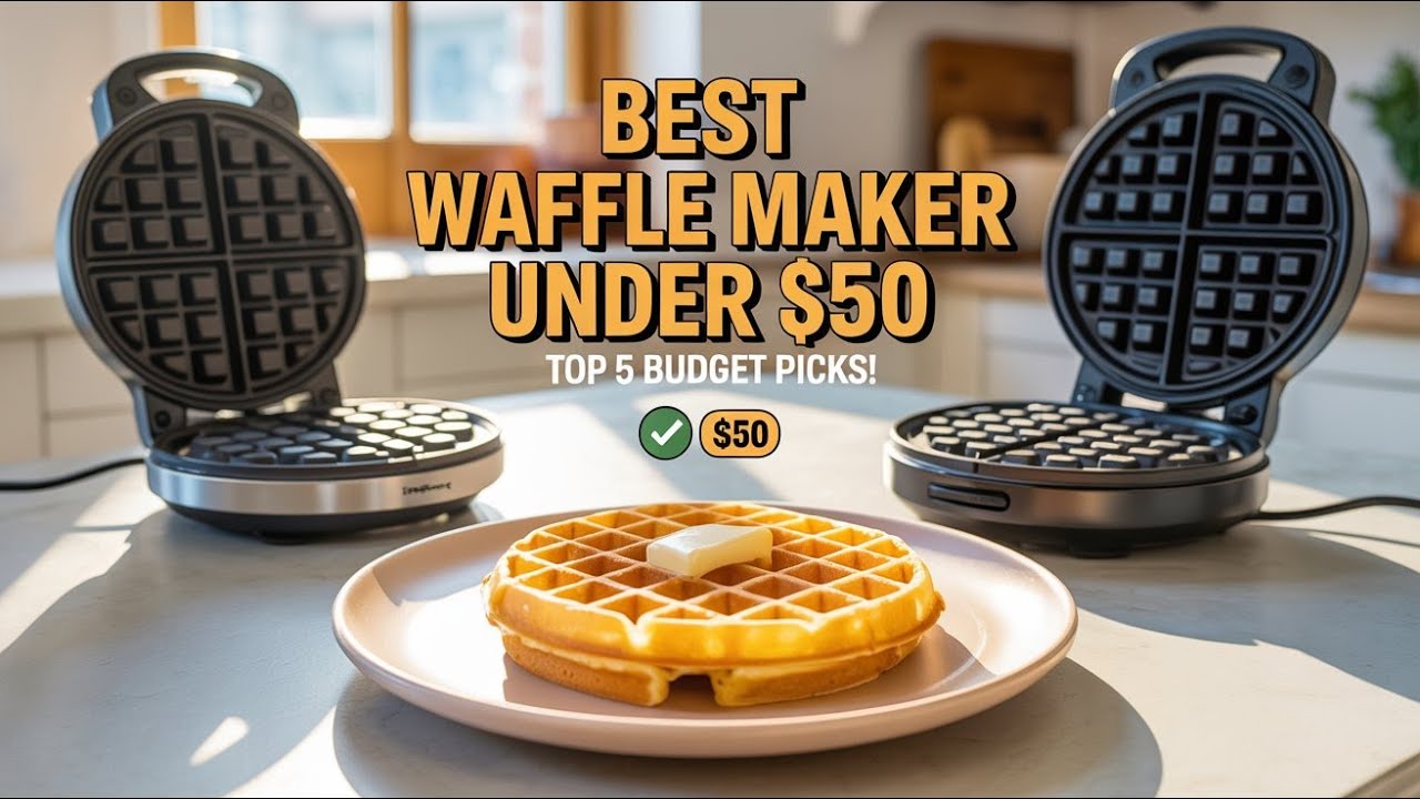 Best Waffle Maker Under $50 (2025) | Top 5 Affordable Picks for USA