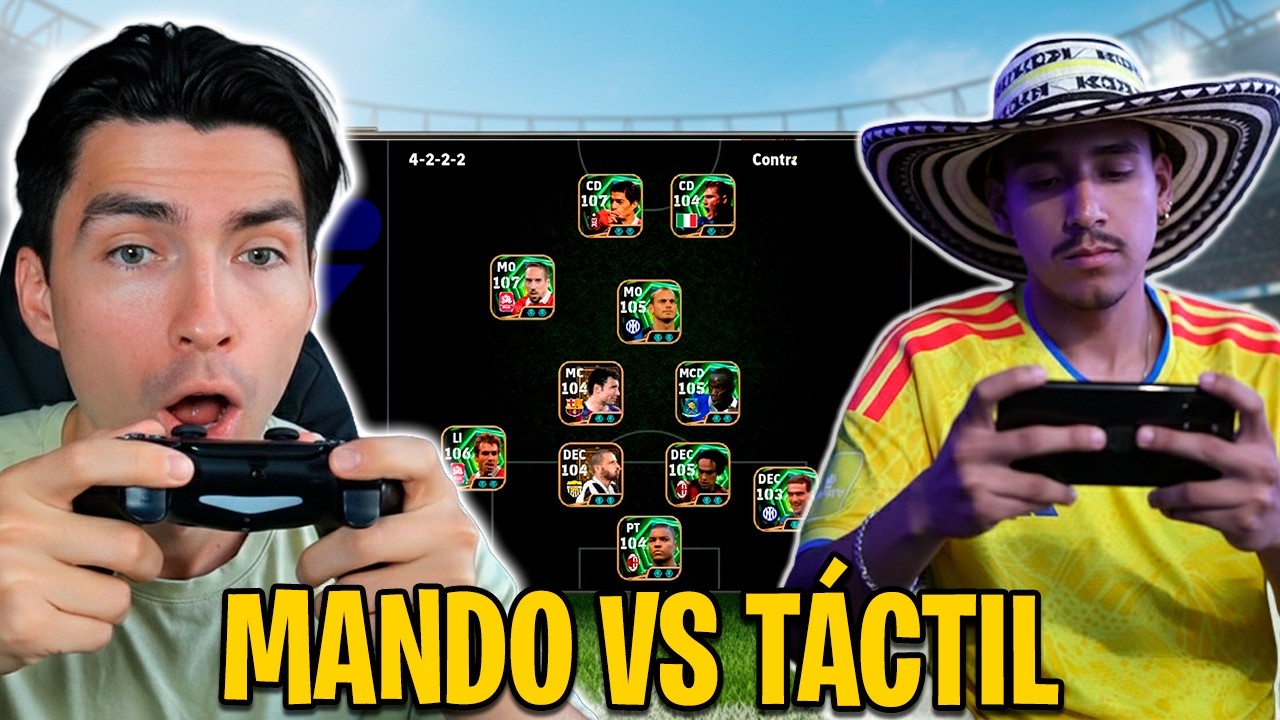 JUEGO CON MANDO contra PRO PLAYER DE EFOOTBALL MOBILE! &iquest;Podr&eacute; GANAR? 🔞