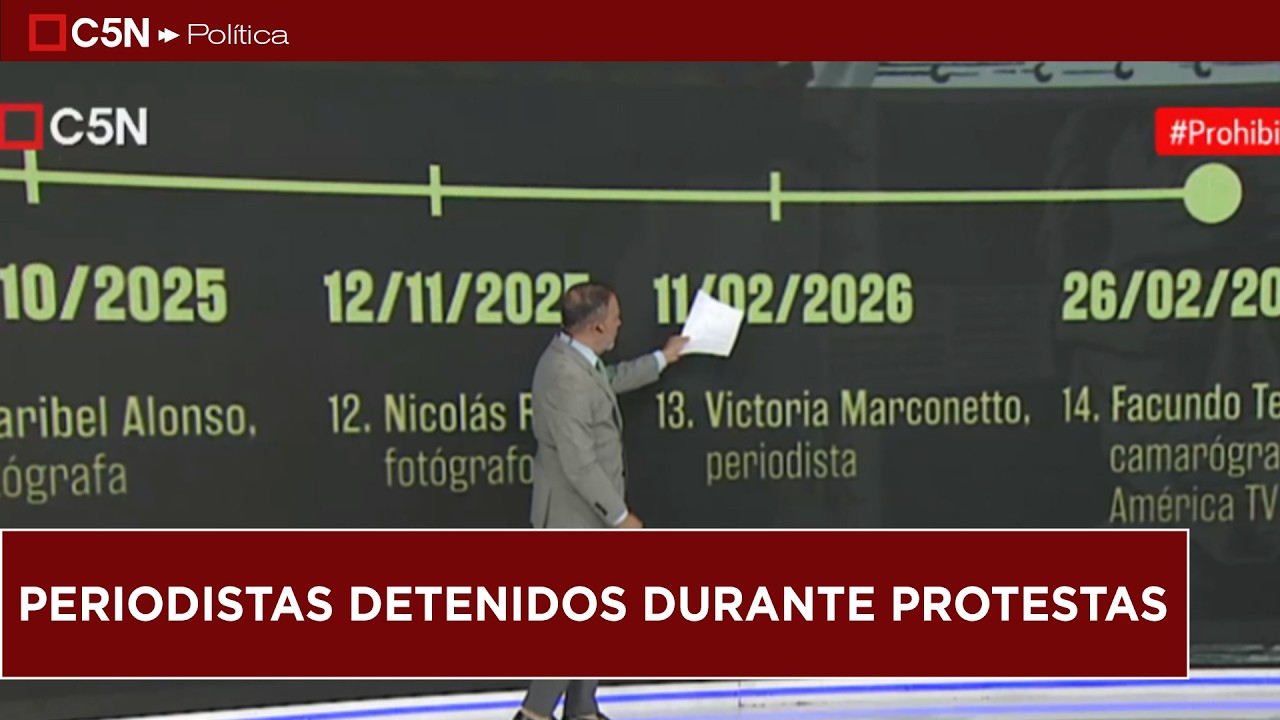 El método Bullrich: palos, gases y detenciones arbitrarias | Los ATAQUES a PERIODISTAS