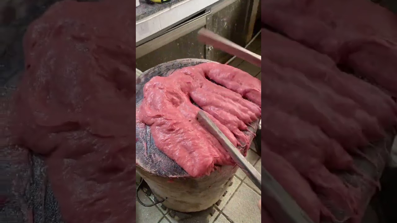 Traditional technique for smoother texture. #cooking #foodprep #shorts #fyp