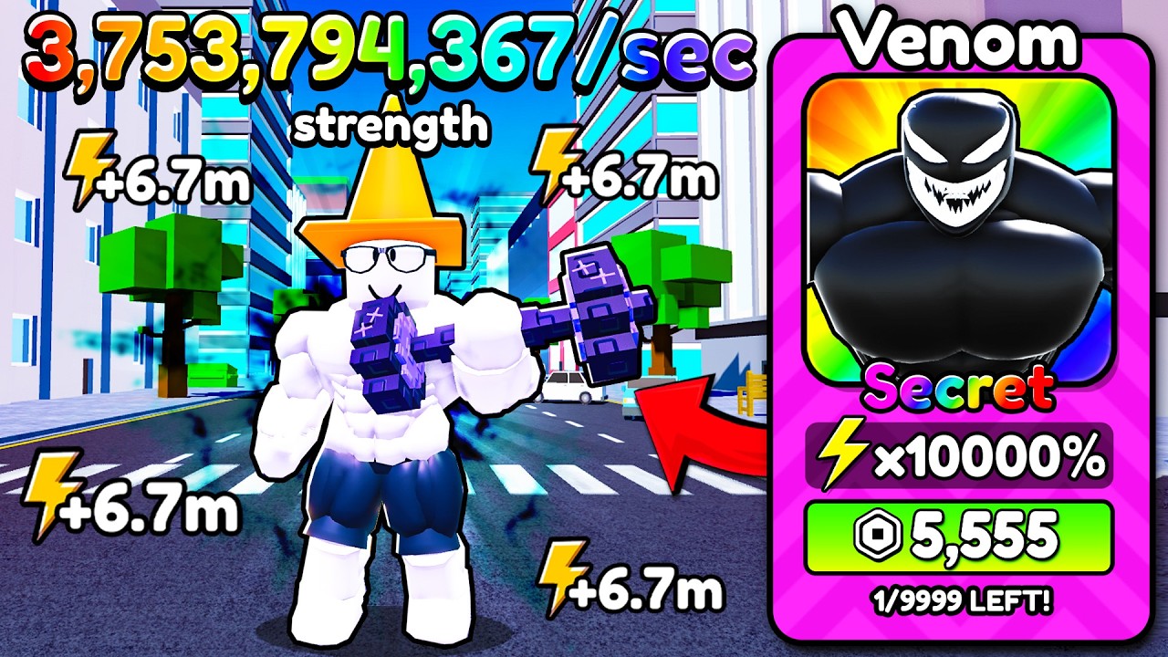 Начинаю всё сначала как НОВИЧОК с ЛУЧШИМ ВЕСОМ в игре Muscle Transform! (Roblox)