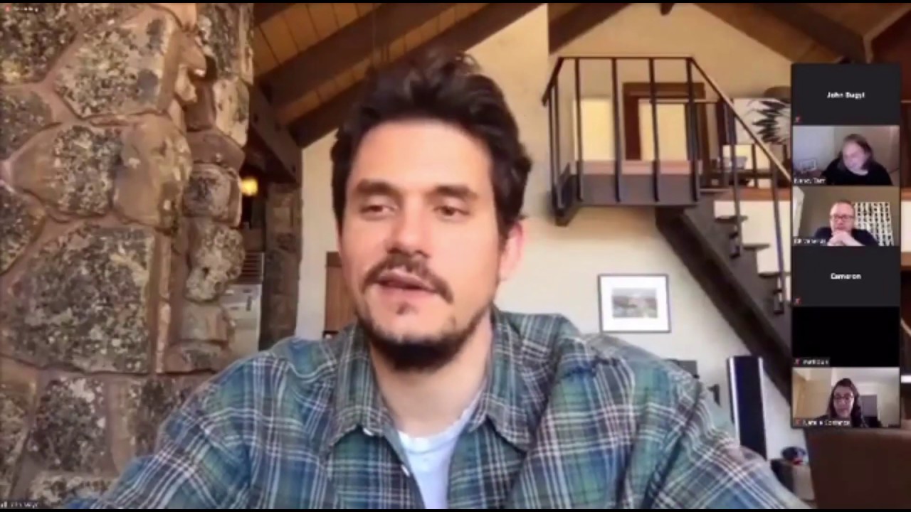John Mayer on Zoom with SUNY Oneonta Students