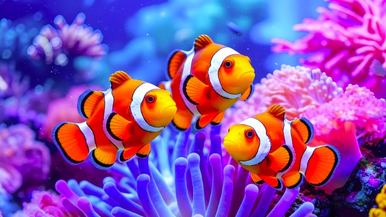 The Best 4K Aquarium - Dive Into The Mesmerizing Underwater Realm, Sea Jellyfish, Coral Reefs. #7