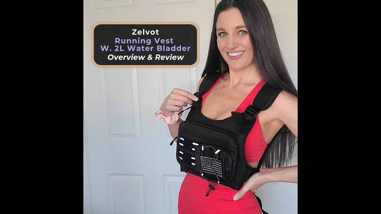 Multi-Pocket Running Vest | Hydration & Secure Carry Feature- Product Review