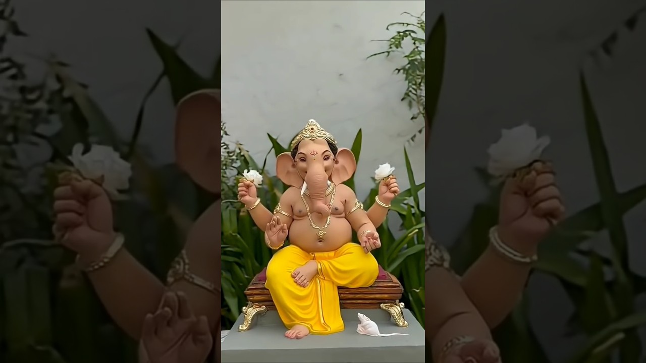 new model bappa 2026💫 new model launch 🌍#ganapatibapa #shortsfeed #ganeshidol #bappaastheticcreation