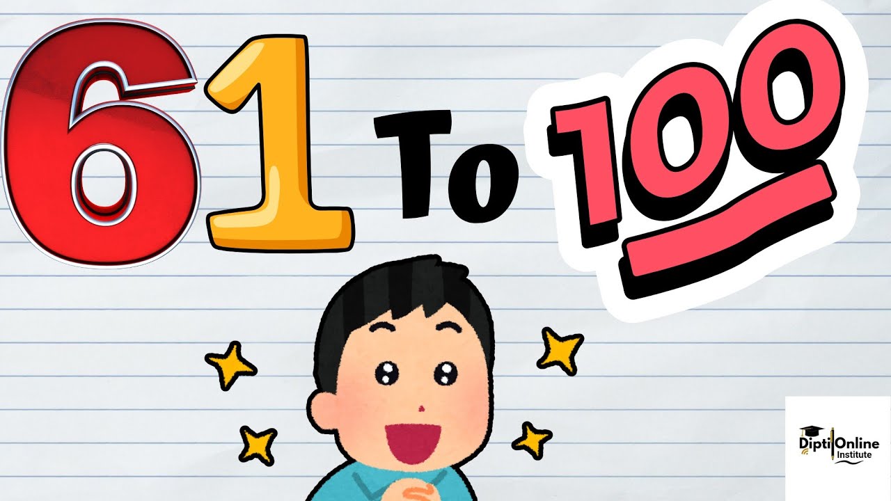 61 to 100 Counting for Kids | Learn Numbers 61–100 | Kids Learning Numbers