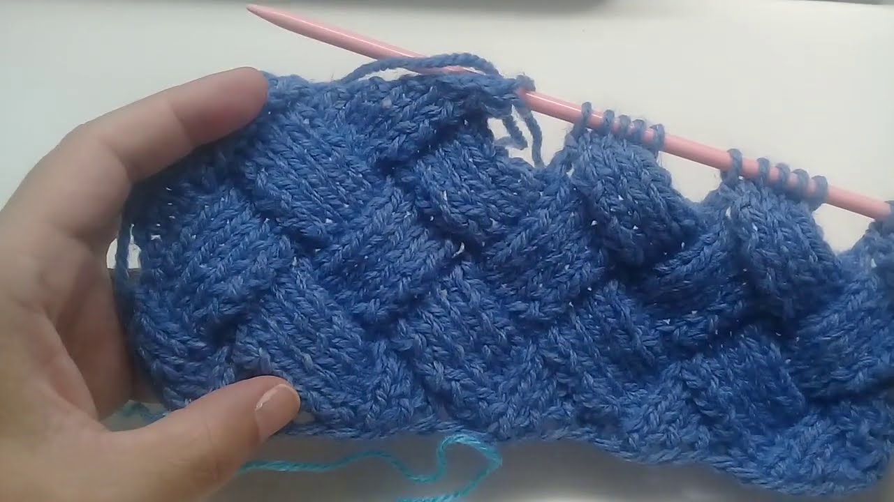Entrelac tricô